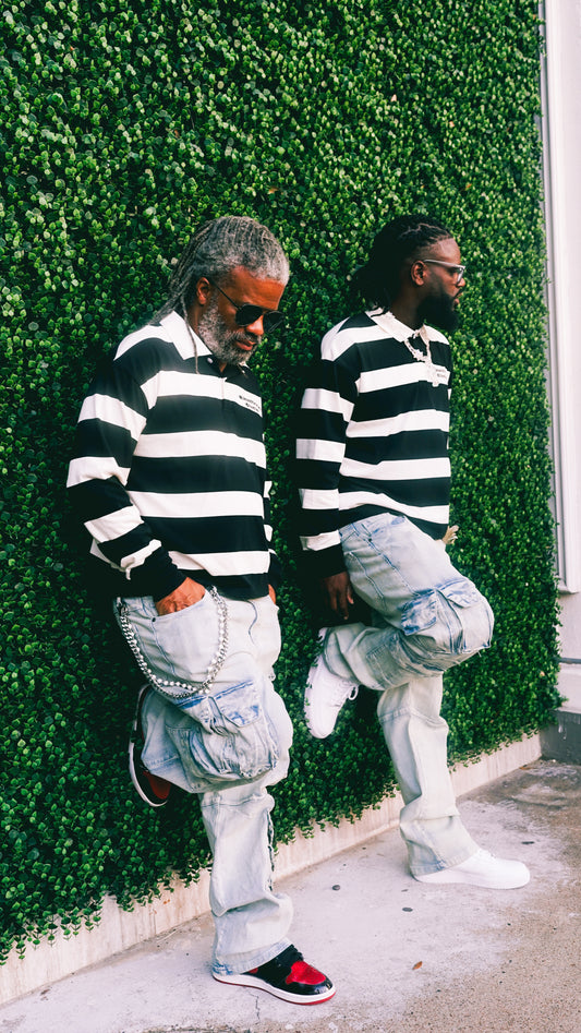 Full set jeans and long sleeve Crop top shirt